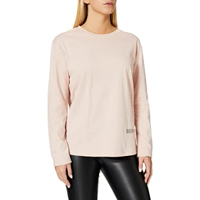 Abbildung von NA KD Damen Good Will Printed T Shirt Hemd, rosa Dusty pink, S