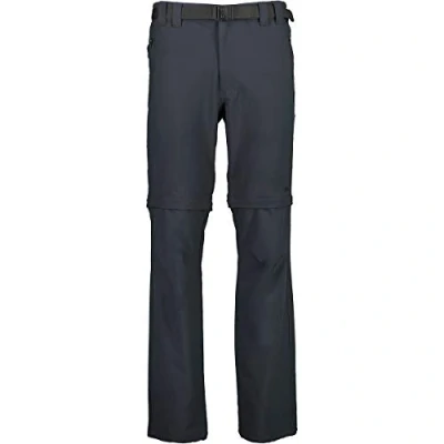 Abbildung von CMP Herren Stretch Zip Off Hose mit bequemer Passform, Anthrazit, C26