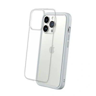 Abbildung von RhinoShield Modulares Case kompatibel mit [iPhone 13 Pro] Mod NX Anpassbare &amp; stoßdämpfende Schutzhülle im schlanken Design 3.5 Meter Fallschutz Platin Grau