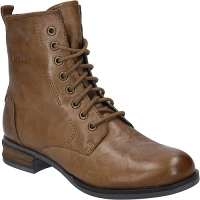 Abbildung von Josef Seibel Sanja Schnürstiefelette, Damen, Größe: 39, Cognac Schuhe