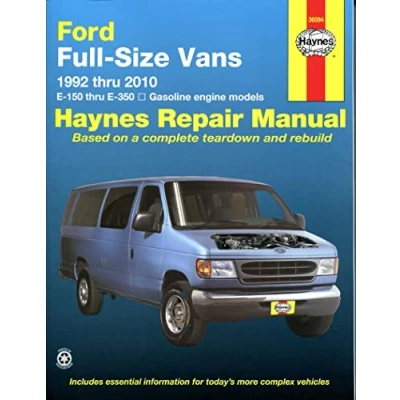 Abbildung von Ford full size E 150 350 petrol vans (1992 2014) Haynes Repair Manual (USA): 1992 to 2014 (Hayne&#039;s Automotive Manual)