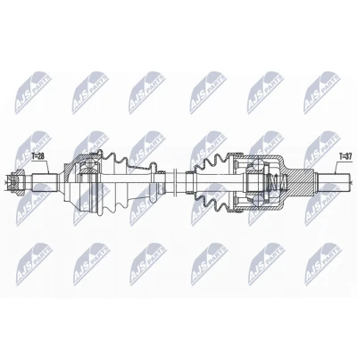 Abbildung von Antriebswelle NTY NPW CT 133