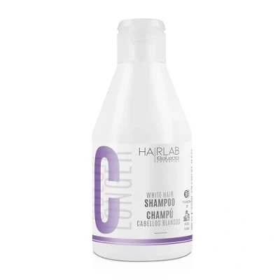Abbildung von SALERM Shampoo für Weißes und gebleichtes Haar Haarshampoo 300 ml Entfernt Gelbtöne Bringt Glanz zu grauem blondem Parabenfrei