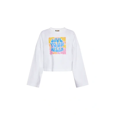 Abbildung von myMo Cobranded WITH Ebeeza Sweatshirt, Damen, Größe: 42, Weiss