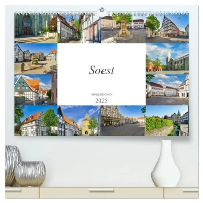 Abbildung von Soest Impressionen (hochwertiger Premium Wandkalender 2025 DIN A2 quer), Kunstdruck in Hochglanz