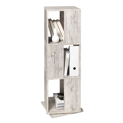 Abbildung von FMD Möbel, 291 001E Tower drehbares Regal in ausführung sandeiche nachbildung, melaminharz beschichtete spanplatte, maße 34.0 x 108.0 cm (BHT)