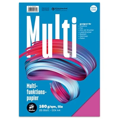 Abbildung von Staufen Multifunktionspapier A4 160g/qm VE=25 Blatt lila