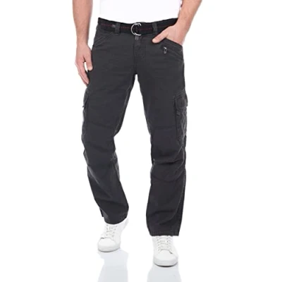 Abbildung von Timezone Benito Cargohose Dark grey, Herren, Größe: 33x34, grey