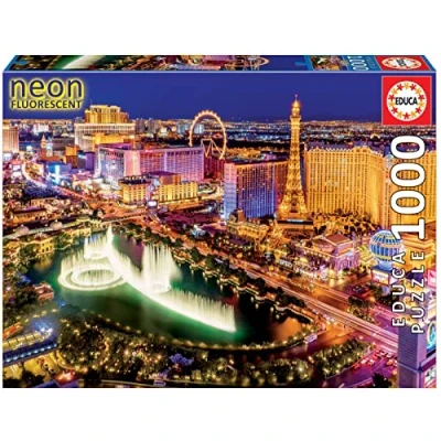 Abbildung von Educa 16761 Las Vegas Leuchtpuzzle 1000 Teile