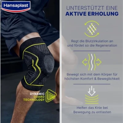 Abbildung von Hansaplast Knie Bandage Größe L/XL 1 St