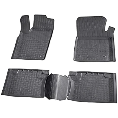 Abbildung von Recambo 3D Gummi Fussmatten passend für JEEP Grand Cherokee WK2 ab 2010&gt; passgenau + Rand