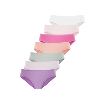 Abbildung von Vivance Jazz Pants Slips (7er Pack) aus weicher Baumwollqualität mit feiner Spitzeneinfassung