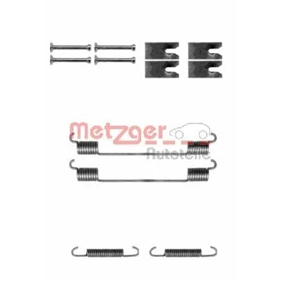 Abbildung von METZGER 105 0814 Zubehörsatz, Bremsbacken FORD: Transit Connect Mk1 Kastenwagen, Focus 2 Schrägheck, Tourneo Connect, CITROËN: Nemo Kastenwagen