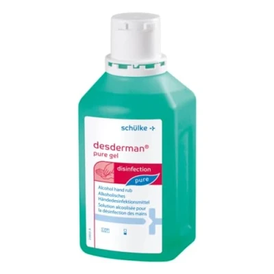 Abbildung von 5x 500 ml Schülke Desderman® Pure Händedesinfektionsmittel Desinfektionsmittel, farbstoff /parfümfrei
