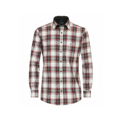Abbildung von Casamoda Comfort FIT Freizeit Hemd, Herren, Größe: 3XL, Rot
