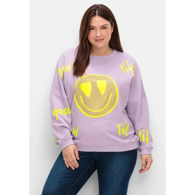 Abbildung von Sheego Sweatshirt Große Größen in legerer Oversizeform