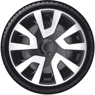 Abbildung von AutoStyle PP 5355 Radblenden 15Zoll schwarz/silber