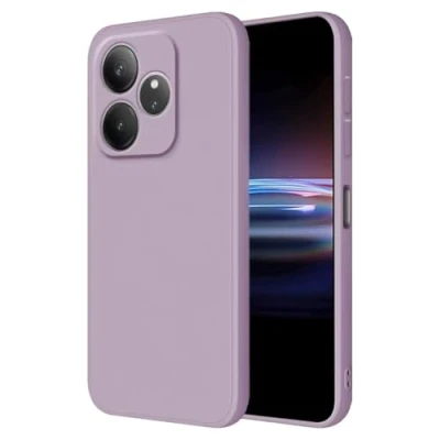 Abbildung von HONLEN Hülle für Realme GT 6 / 6T Schutzhülle Case, (6.78&quot; Inches) Liquid TPU Silicone Handyhülle mit Fallschutz Silikon Cover Dunkelgrün