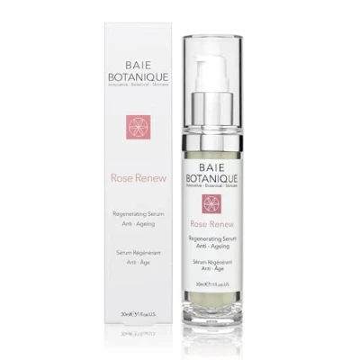 Abbildung von Baie Botanique Anti Aging Gesichtsserum 30ml Hyaluronsäure, Rosenwasser, Rose Absolue, Hagebuttenkernöl, Glykolsäure Preisgekrönt 98% Natürlich, 80% Biologisch