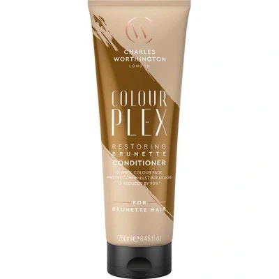 Abbildung von Charles Worthington Colourplex Restoring Brunette Conditioner, Haarfarbe Fade Schutz, Salon Toning Conditioner für Brünette, 250 ml