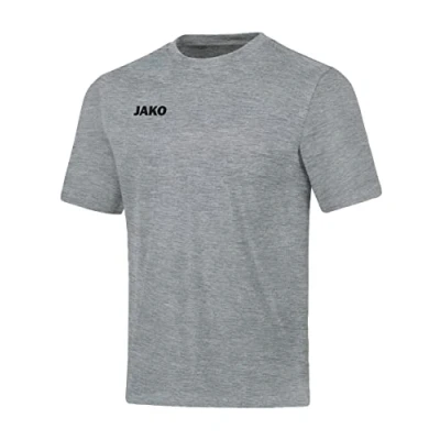 Abbildung von JAKO Herren Teamline Base T Shirt, Hellgrau meliert, 3XL EU