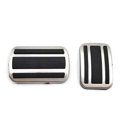 Abbildung von Auto Pedale Schutz Für Opel Combo Gas Bremse Kein Bohren Pedal Edelstahl Pad Fuß Rest Styling Bremspedale (Color : 2 pcs)