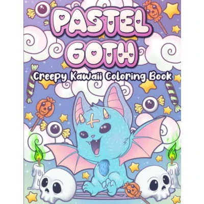 Abbildung von Pastel Goth Creepy Kawaii Coloring Book: Satanic Chibi Horror Book