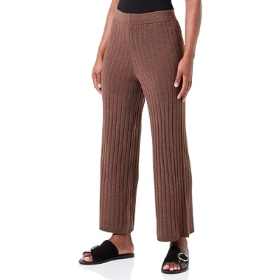 Abbildung von ONLY Damen Onltessa Pant Os Knt, Chestnut/Detail:w. Melange, S