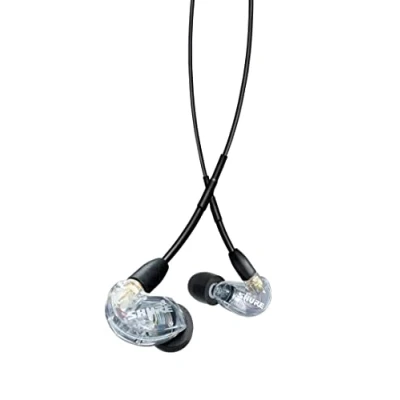 Abbildung von Shure AONIC 215 Wired Sound isolierende Ohrhörer, klarer Sound, Einzelfahrer, sicherer In Ear Anpassung, abnehmbares Kabel, langlebige Qualität, kompatibel mit Apple &amp; Android Geräten Clear