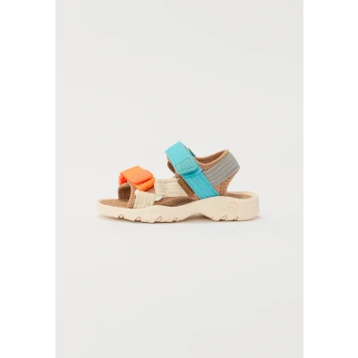 Abbildung von Bisgaard NICO Unisex Riemensandalette für Kinder, Größe: 31, Bright orange/blue Schuhe