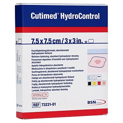 Abbildung von Cutimed Hydrocontrol Kompressen 7,5x7,5 10 St