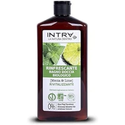 Abbildung von Intrà Minze und Feilen Bad, biologisch, erfrischend, 400 ml