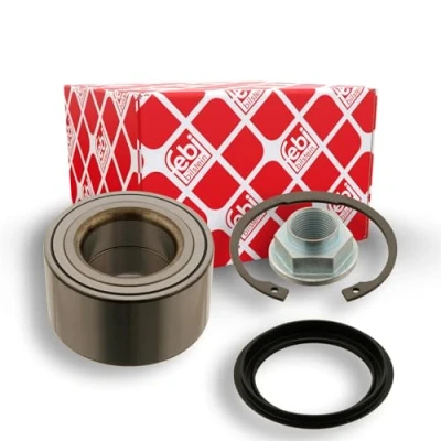 Abbildung von FEBI BILSTEIN 30087 Radlagersatz mit Achsmutter Wellendichtring 74 Schrägkugellager MAZDA: MX 5 2, 323 F 6, I, KIA: Cerato Limousine