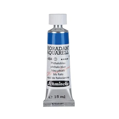 Abbildung von Schmincke HORADAM® AQUARELL feinste Künstler Aquarellfarben, Phthaloblau 15 ml