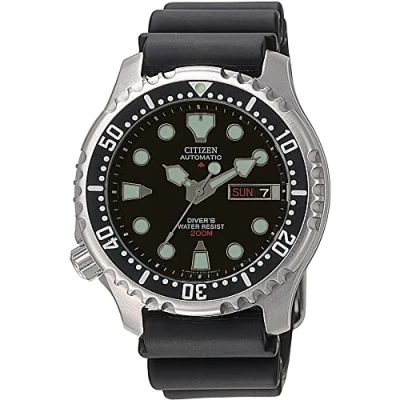 Abbildung von Citizen Automatikuhr NY0040 09EE, Armbanduhr, Herrenuhr, Damenuhr, Taucheruhr, bis 20 bar wasserdicht