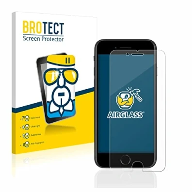 Abbildung von BROTECT Schutzglas für Apple iPhone SE 2 / 3 Schutzfolie Panzer Folie Glas [Extrem Kratzfest 9H, Anti Fingerprint, Ultra Transparent]