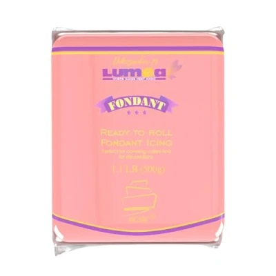 Abbildung von Dekozauber24 Premium Fondant, 500g, rosa, Rollfondant, in 17 Farben, weich und biegsam, essbar, Tortendeko Kuchen Deko