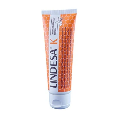 Abbildung von Lindesa K Pflegecreme mit Kamille und Bienenwachs Handcreme Hautschutzcreme Hand Creme PE Tube 75ml (1)