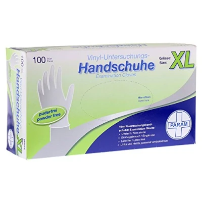 Abbildung von Handschuhe Einmal Vinyl puderfrei XL 100 St