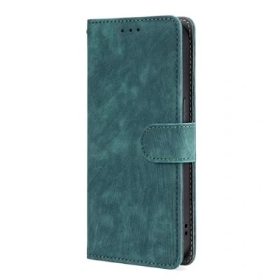 Abbildung von TEYYOS Klapp Handyhülle für Xiaomi Poco X6 Pro 5G, RFID Funktion Handyhülle, PU Leder Hülle mit 3 Kartenfächer, Schutzhülle Case Tasche Magnetverschluss Flip Cover Grün