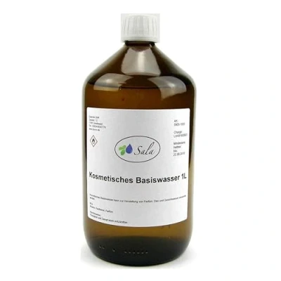 Abbildung von Sala kosmetisches Basiswasser 96% Alkohol 1 L 1000 ml Glasflasche