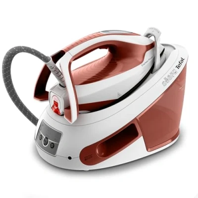 Abbildung von Tefal Dampfbügelstation &quot;SV8110 Express Power, 6,3 bar, XL Wassertank,&quot;, 420 g/Min. extra Dampfstoß, ideal für alle Textilien, Kalk Kollektor