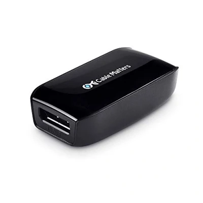 Abbildung von Cable Matters 8K DisplayPort Repeater aktiv für Oculus Rift S (DisplayPort Signalverstärker, Verstärker) mit 60Hz (bis zu 9m), 4K 120Hz HTC Vive, Gaming Monitore und mehr