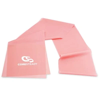 Abbildung von Coresteady Gymnastikband für Männer und Frauen Fitnessband ohne Zurückschnellen Krafttraining Gummiband Sport Fitness, Pilates, Physio Yoga Mit Trainingsanleitung