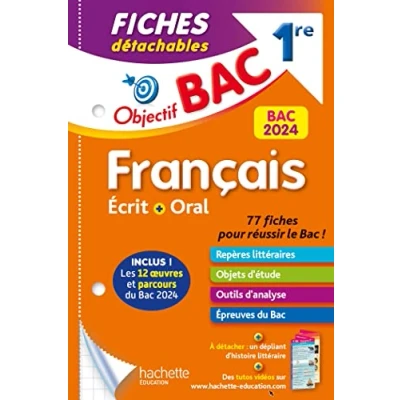 Abbildung von Objectif BAC Fiches détachables Français 1re 2024