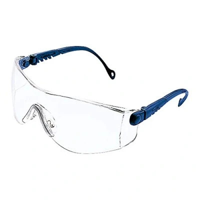 Abbildung von Honeywell Schutzbrille OpTema Bügel blau Fogban Scheibe klar beschlagfrei EN166 (1004949)