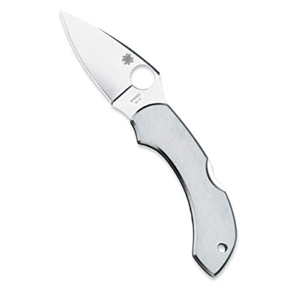Abbildung von Spyderco Unisex Erwachsene, Taschenmesser, Dragonfly, Klappmesser, Taschenclip, Lockback, Gray, normal, SC28P