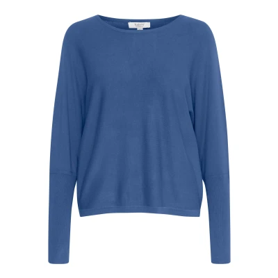 Abbildung von b.young Mmorla BAT Strickpullover, Damen, Größe: XS, Blue horizon