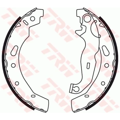 Abbildung von TRW GS8787 Bremsbacken 200 32 MAZDA: 2 Schrägheck