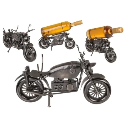 Abbildung von Metall Flaschenhalter, Motorrad IV, 30 x 17,5 cm